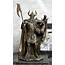 Ebros Norse Pagan God Loki Carrying Fenrir & Jörmungandr Serpent Statue 