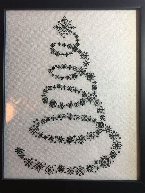 Check spelling or type a new query. 14 Count Snowflake Christmas Tree Blackwork Pattern | Etsy ...