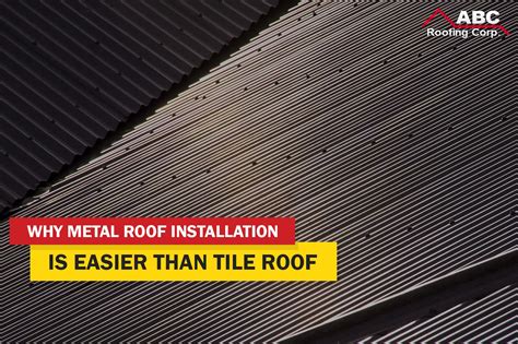 How Does Metal Roof Installation Differ From Tile Roof Installation