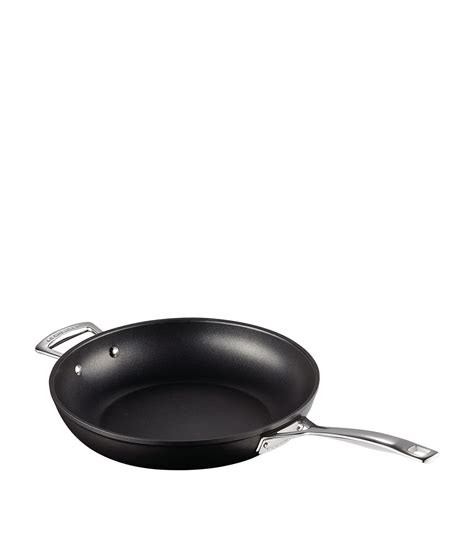 Le Creuset Black Aluminium Deep Frying Pan 30cm Harrods Uk