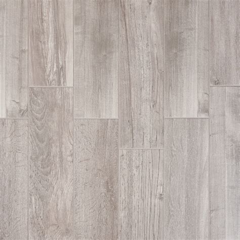 Lumber Gray Wood Plank Porcelain Tile Floor And Decor