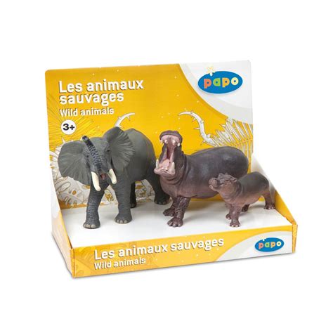 Coffret Figurines Animaux Sauvages Papo Pour Enfant De 3 Ans à 8 Ans