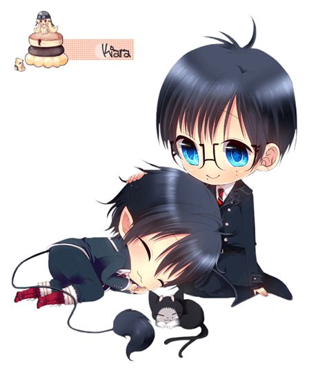 Rin Chibi Blue Exorcist Free Transparent Png Download Pngkey
