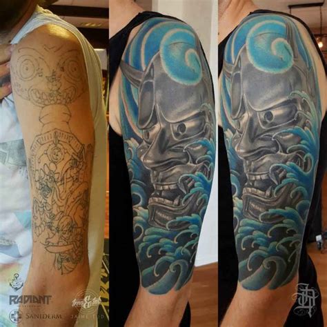 Rather, we just want to remind you that covering your entire arm's with ink may have an impact on where you work/serve. Oriental Tattoo Sleeve Cover Up | Best Tattoo Ideas Gallery