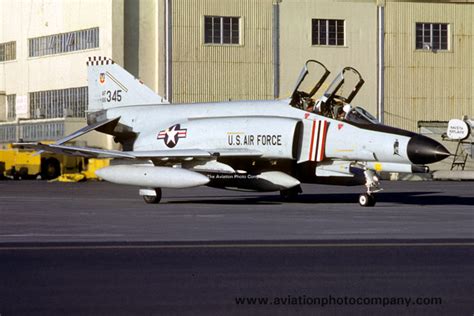 The Aviation Photo Company Latest Additions Usaf 57 Fis Mcdonnell F 4e Phantom 66 0345 At