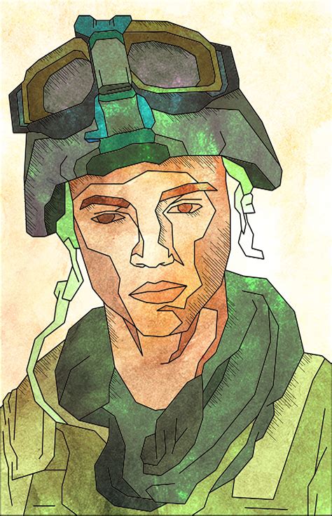 Soldier Illustration On Behance