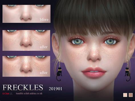 Sims 4 Cc White Freckles