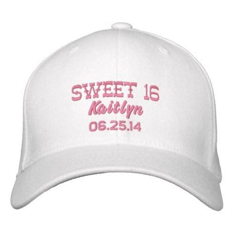 Sweet Sixteen Birthday Celebration T V01 Embroidered Baseball Hat