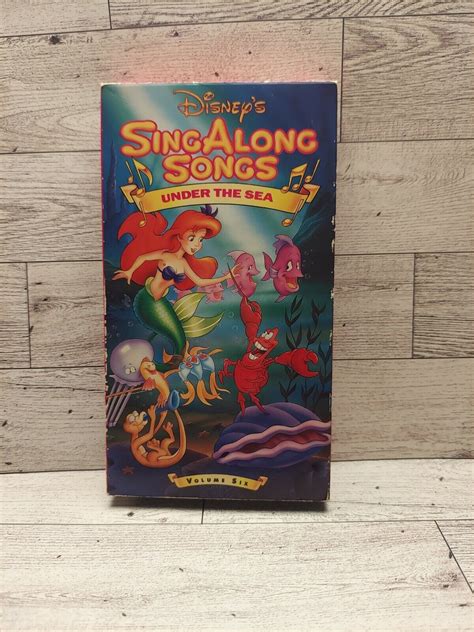 Disney Sing Along Songs Under The Sea Volume Vhs Video Ebay The Best