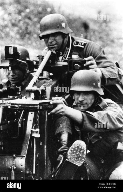 Zweiter Weltkrieg Deutsche Luftverteidigung Flak Stockfotografie Alamy