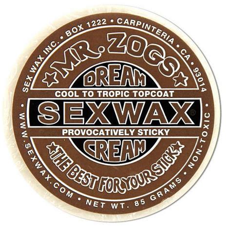 Mr Zogs Sex Wax Dreamcream Topcoat Bronze