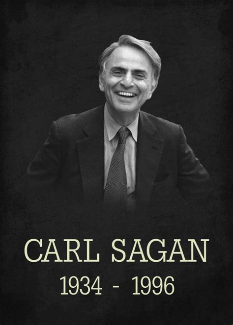 Carl Sagan Poster No2 Poster By Viktor Markstedt Displate Carl