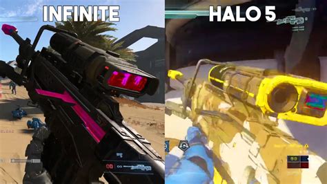 Nornfang Sniper Halo Infinite Vs Halo 5 Youtube