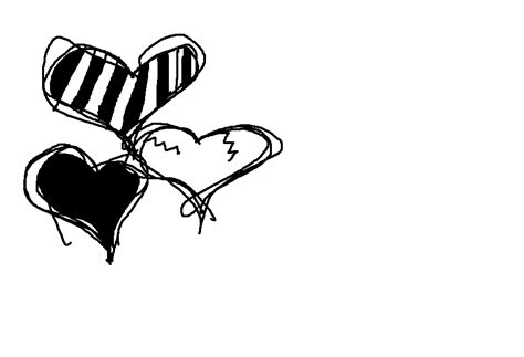 Black And White Hearts Backgrounds Wallpaper Cave