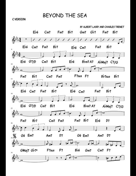 We can only maintain and improve yalp if paying members keep supporting us. Beyond the Sea sheet music for Trumpet download free in ...