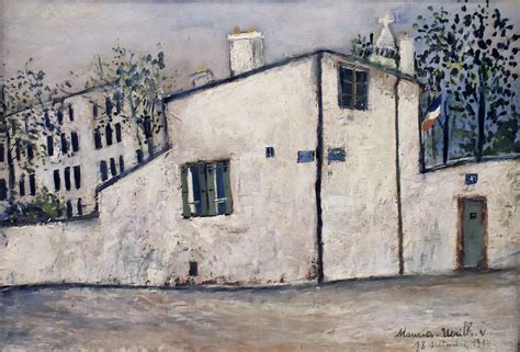 The House Of Berlioz At Montmartre 1914 Maurice Utrillo 1883 1955