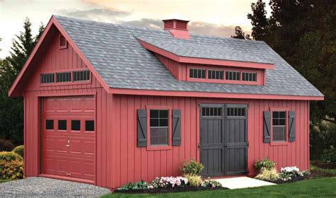 The Amish Structures Garages Barn Storage Storage Sheds Garage