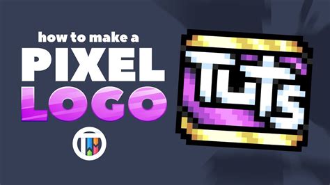 Pixel Art Tutorial How To Make A Pixel Logo Youtube
