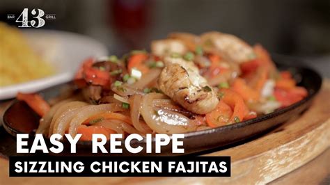 Try At Home Sizzling Chicken Fajitas How To Make It Recipe Bar