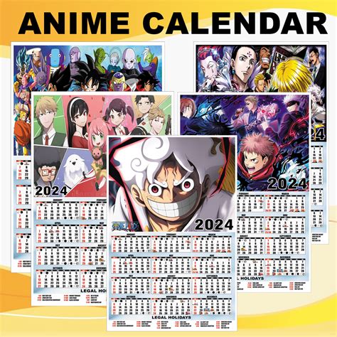 Anime 2024 Calendar Printable Donna Gayleen