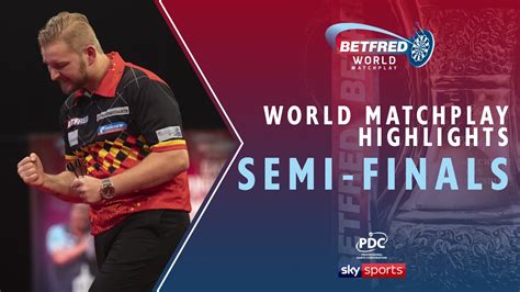 Semi Final Highlights 2020 Betfred World Matchplay Youtube