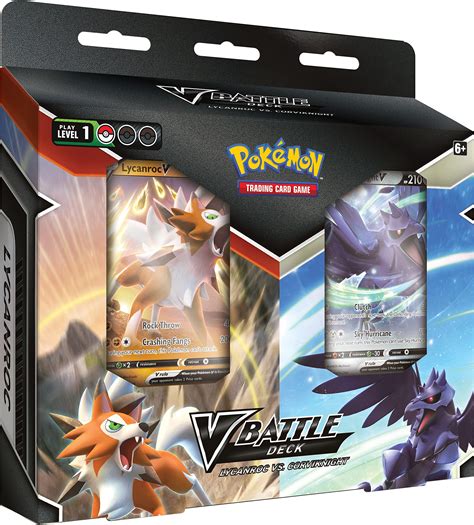 Buy Pokémon Tcg V Battle Deck Bundle Lycanroc Vs Corviknight 2 X