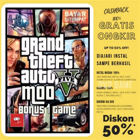 Jual Gta 5 Mood Menyoo Bonusgame Gta V Grand Theft Auto V Pc Game
