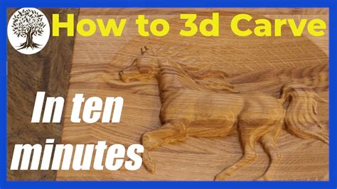 Easy 3d Carving With Vcarve Pro Can It Really Be That Simple Youtube