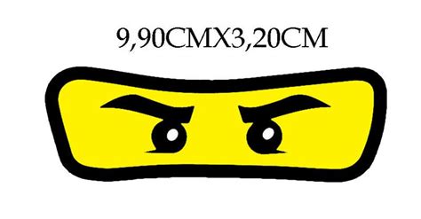 Auch die typischen gelben ninjago augen sollten nicht fehlen. Bügelbilder - Aufbügler Bügelbild Applikation Lego ninjago ...