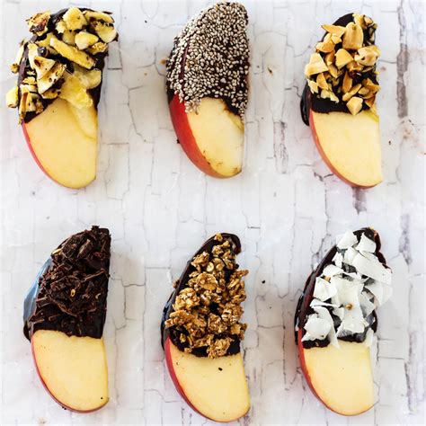 Chocolate Covered Apple Slices 6 Ways Momables