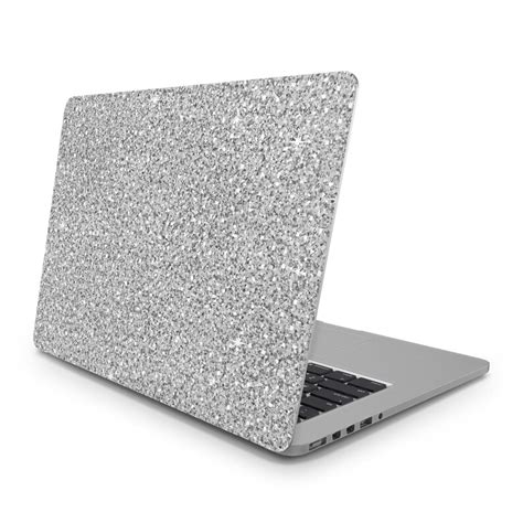 Glamour Silver Glitter Laptop Skin Protective Laptop Etsy Australia