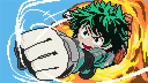 I Tried Making A Deku Pixel Art For A Friend Thought I Might Post It