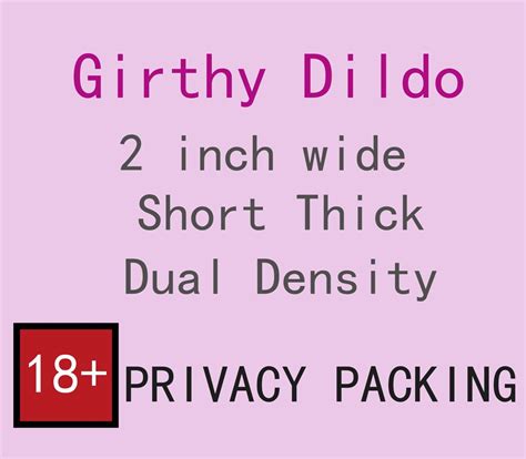 Short Thick Dildo Huge Anal Dildo Extra Girthy Dildo 25 Inch Etsy