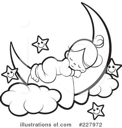 Grasscloth looks clean and understated, while a black and white french toile will really make a soften the feel of your bedroom with a plush white rug. Sleeping Clipart #227972 - Illustration by Lal Perera