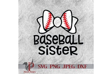 Baseball Sister Svg Baseball Sister Sports Svg 301717 Cut Files Design Bundles