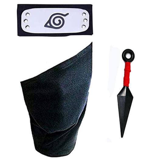 Buy Leaf Village Metal Naruto Headband And S And Kunai Cosplay Naruto