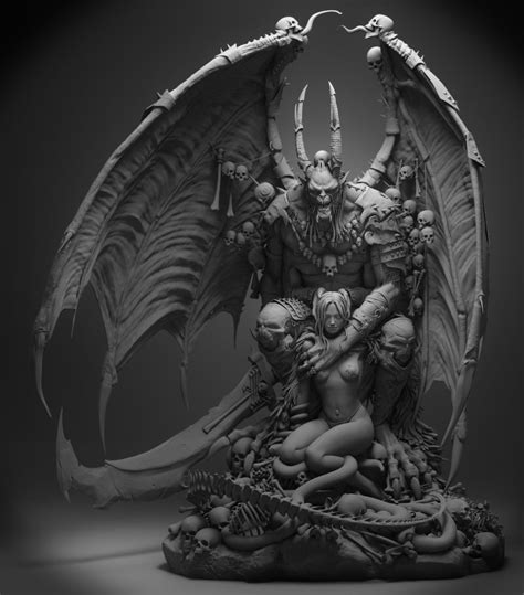 Fantasy Sculpture Art 3d Art Zbrush