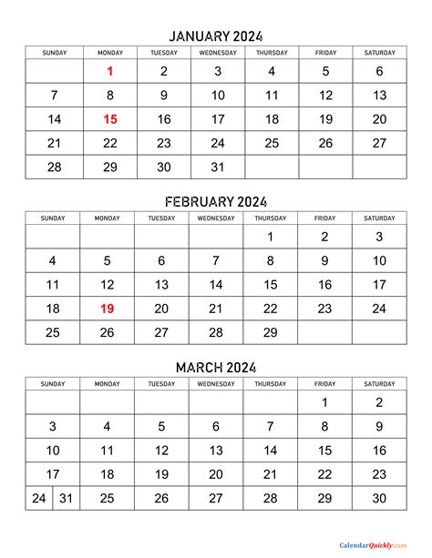 Jan To March 2024 Calendar Calendar 2024 Ireland Printable