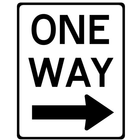 One Way Street Road Sign Royalty Free Stock Svg Vector And Clip Art