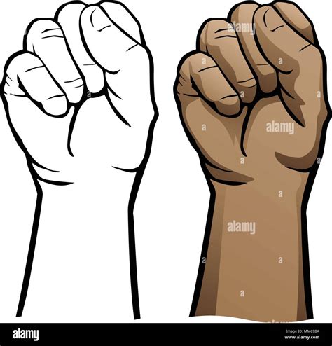Hand Fist Vector Illustration Stock Vector Image And Art Alamy