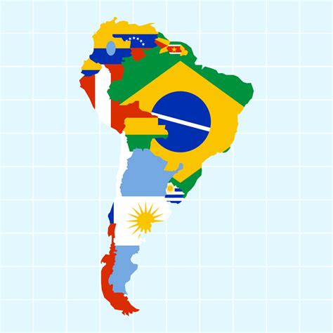 Ilustracion De Mapa De Sudamerica Y Mas Vectores Libres De Derechos De