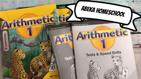 Abeka Homeschool 1st Grade Arithmetic Youtube