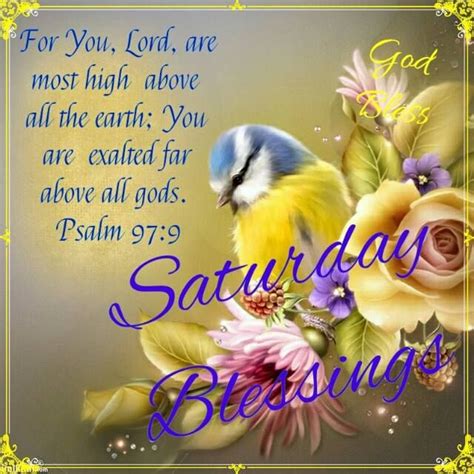 Saturday Blessingspsalm 979 Morning Blessings Happy Saturday