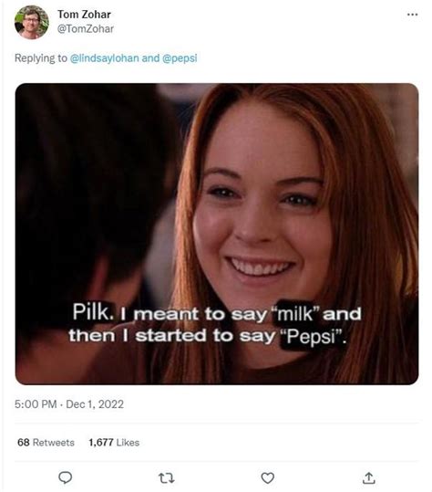 lindsay lohan mixes pepsi with milk in new ad and people are horrified indy100