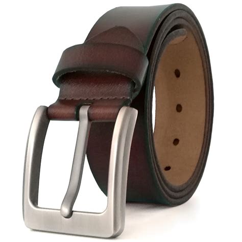 2019 Big And Tall Size S 9xl Mens Belt For Jeans 100 Real Leather Belts For Men Ebay