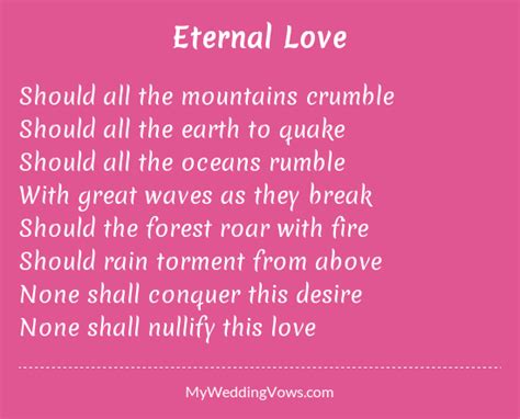 Eternal Love Poems