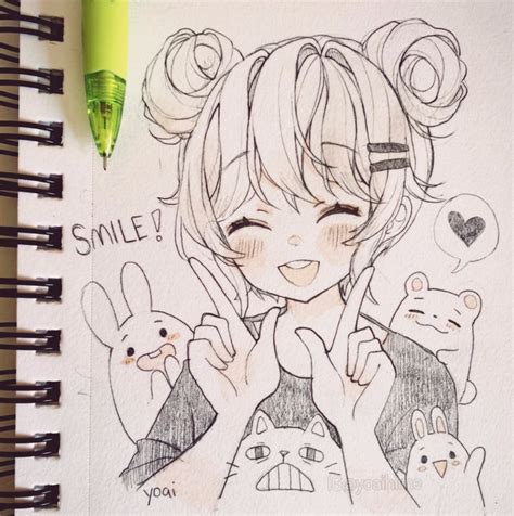 Cute Anime Characters To Draw Newstrenscoloring