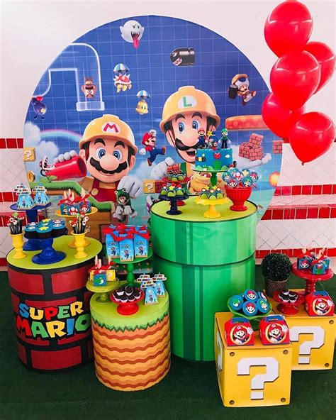 🎊 Super Mario Bros 🍄 • Créditos Carolartesfestas Ecumple Decor Diy