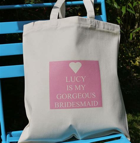 personalised gorgeous bridesmaid bag by andrea fay s bridesmaid