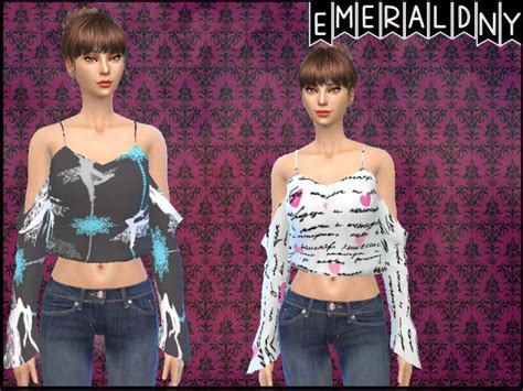 Kaliah Top By Toksik Recolor Mesh Needed The Sims 4 Catalog